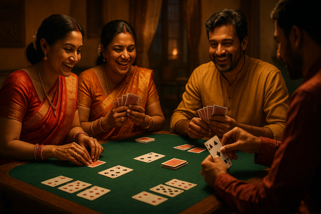 Andar Bahar card game setup